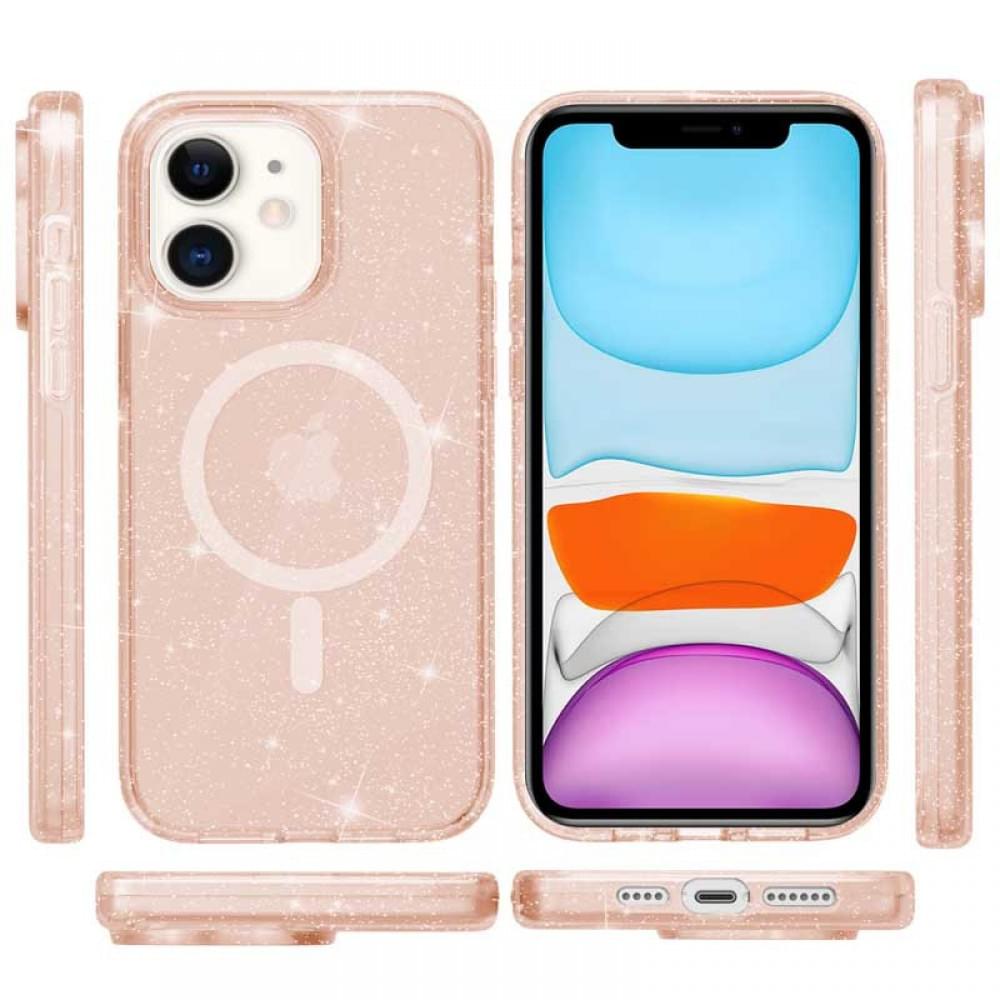 Чехол TPU Galaxy Sparkle (MagFit) для Apple iPhone 11 (6.1")