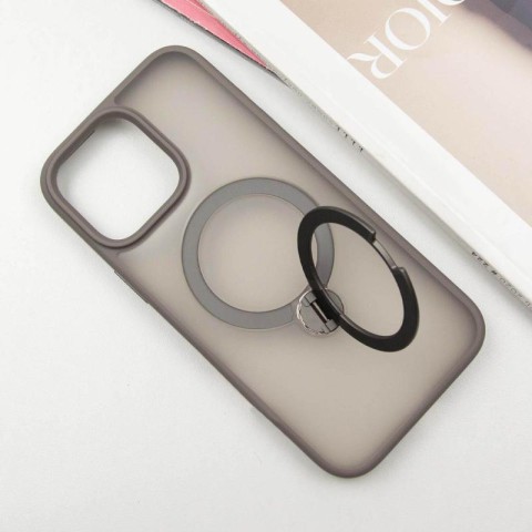 Чохол Ummi Colorful with MagSafe HQ Ring для Apple iPhone 15 Pro Max (6.7") Grey