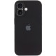 Чохол Silicone Case Full Camera Protective (AA) для Apple iPhone 16 (6.1") Чорний / Black