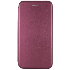 Шкіряний чохол-книжка Classy для Samsung Galaxy A17 4G/5G Бордовий