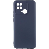 Чохол Silicone Cover Ummi Lakshmi Full Camera (AA) для Xiaomi Redmi 10C Синій / Midnight Blue