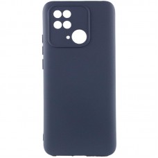 Чохол Silicone Cover Ummi Lakshmi Full Camera (AA) для Xiaomi Redmi 10C Синій / Midnight Blue