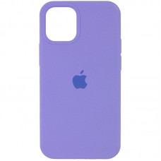 Чохол Silicone Case Full Protective (AA) для Apple iPhone 12 Pro / 12 (6.1") Бузковий / Dasheen