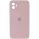 Чохол Silicone Case Square Full Camera Protective (AA) для Apple iPhone 11 (6.1") Рожевий / Pink Sand