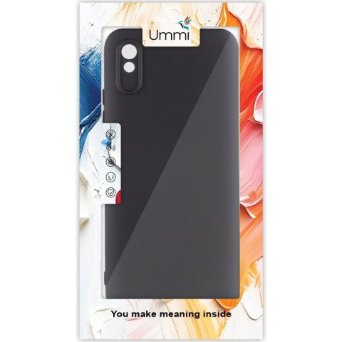Чохол Silicone Cover Ummi Lakshmi Full Camera (AA) для Xiaomi Redmi 9A Чорний / Black