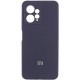 Чохол Silicone Cover Lakshmi Full Camera (AA) with logo для Xiaomi Redmi Note 12 4G Синій / Midnight blue