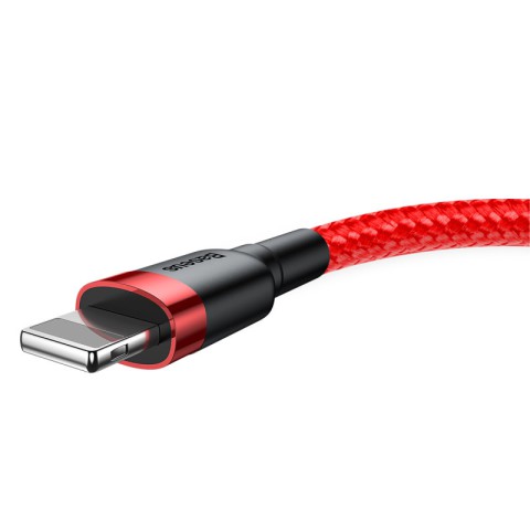 Дата кабель Baseus Cafule Lightning Cable 1.5A (2m) (CALKLF-C) Червоний / Чорний