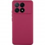 Чохол Silicone Cover Lakshmi Full Camera (A) для Xiaomi Poco X6 Pro Бордовий / Marsala