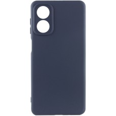 Чохол Silicone Cover Lakshmi Full Camera (A) для Oppo A17 Синій / Midnight Blue