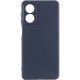 Чохол Silicone Cover Lakshmi Full Camera (A) для Oppo A17 Синій / Midnight Blue