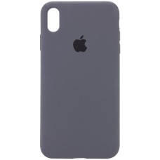 Чохол Silicone Case Full Protective (AA) для Apple iPhone XS Max (6.5") Сірий / Dark Gray