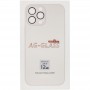Чохол TPU+Glass Sapphire matte case для Apple iPhone 12 Pro (6.1") Pearly White