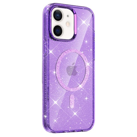 Чохол TPU Eclipse Sparkle (MagFit) для Apple iPhone 11 (6.1") Purple