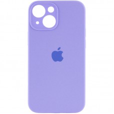 Чохол Silicone Case Full Camera Protective (AA) для Apple iPhone 13 (6.1") Бузковий / Dasheen