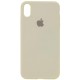 Чохол Silicone Case Full Protective (AA) для Apple iPhone XS Max (6.5") Бежевий / Antique White