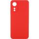 Чохол TPU GETMAN Liquid Silk Full Camera для Oppo A78 4G Червоний / Red