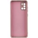 Чохол Silicone Cover Lakshmi Full Camera (AA) для Samsung Galaxy A31 Рожевий / Pink Sand