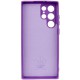 Чохол Silicone Cover Lakshmi Full Camera (A) для Samsung Galaxy S24 Ultra Фіолетовий / Purple