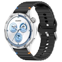 Силіконовий ремінець Wavy для Smart Watch 20mm Black