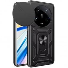 Чохол Ummi Camshield Serge Ring для Xiaomi 14 Ultra Чорний