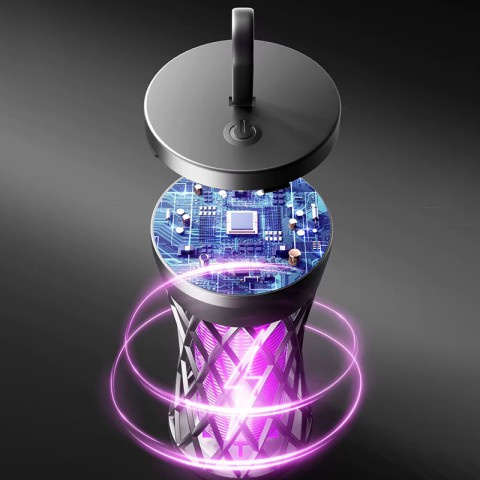 Пастка для комах з UV підсвічуванням TX-WD02 with battery 1200 mAh Black