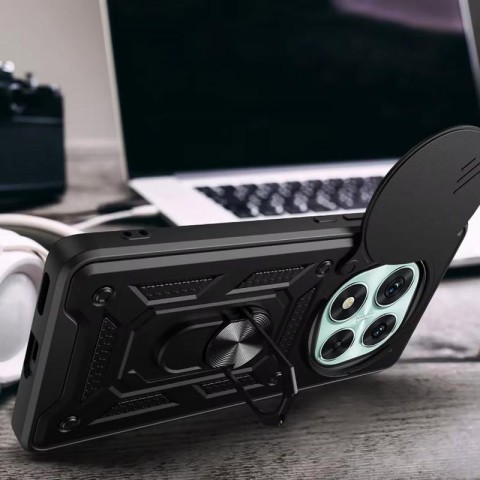 Чохол Ummi Camshield Serge Ring для Xiaomi Redmi Note 14 Pro+ Чорний / Black