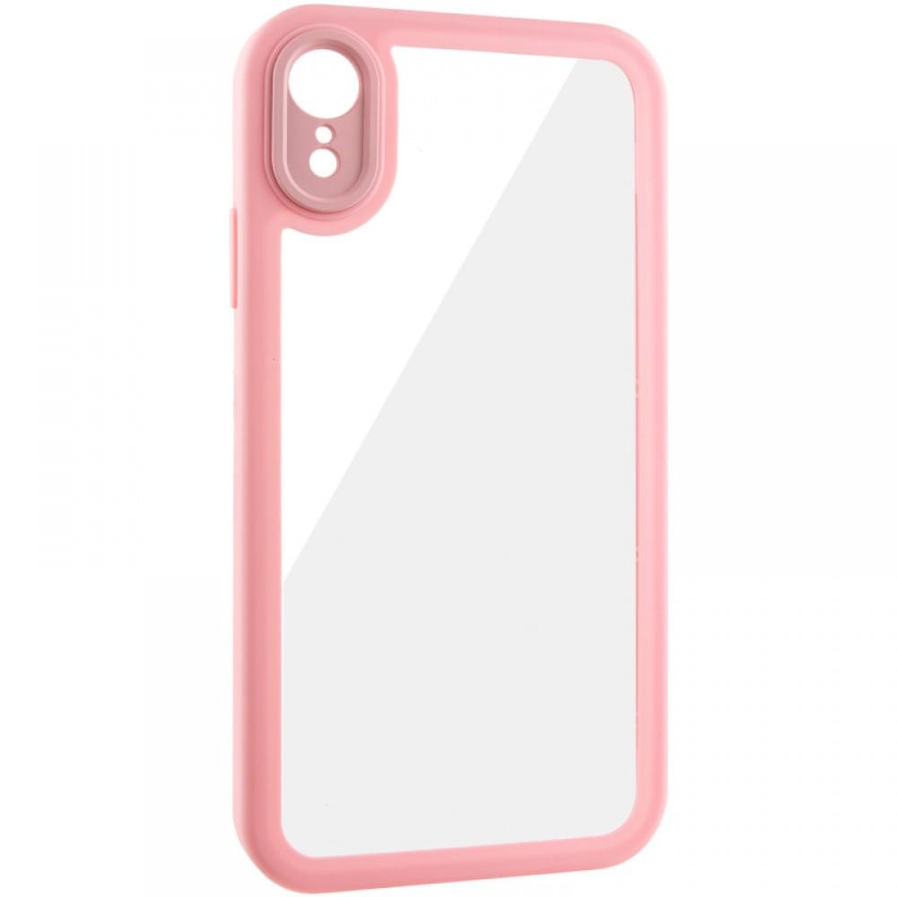 TPU чехол Transparent + Colour 1,5mm для Apple iPhone XR (6.1")
