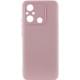 Чохол TPU GETMAN Liquid Silk Full Camera для Xiaomi Redmi 12C Рожевий / Pink Sand