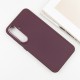 TPU чохол Bonbon Metal Style для Samsung Galaxy S23+ Бордовий / Plum