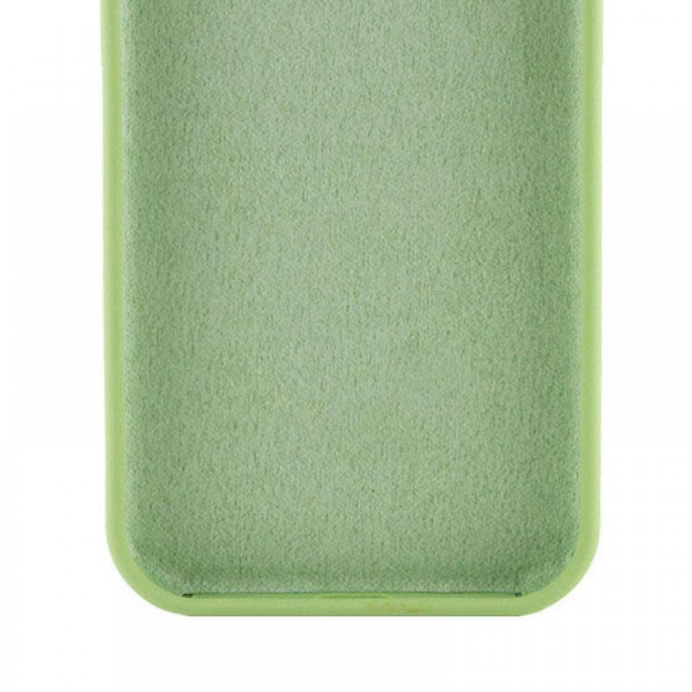 Чохол Silicone Case Full Protective (AA) NO LOGO для Apple iPhone 15 Pro (6.1") М'ятний / Mint