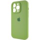 Чохол Silicone Case Full Camera Protective (AA) для Apple iPhone 15 Pro Max (6.7") М'ятний / Mint