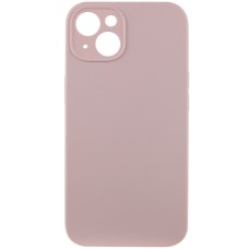 Чохол Silicone Case Full Camera Protective (AA) NO LOGO для Apple iPhone 13 (6.1") Рожевий / Chalk Pink