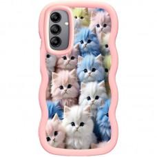 Чохол TPU Cloudy Pictures для Samsung Galaxy A16 4G/5G Kittens