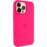 Чохол Silicone Case (AA) Logo with MagSafe для Apple iPhone 15 Pro (6.1") Рожевий / Barbie pink