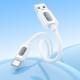 Дата кабель Borofone BX114 Structure USB to Type-C 3A (1m) White