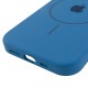 Чохол Silicone Case Full Protective (AA) with MagSafe для Apple iPhone 15 Plus (6.7") Синій / Denim Blue