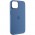 Чохол Silicone Case Metal Buttons (AA) для Apple iPhone 14 (6.1") Синій / Blue Jay