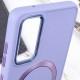 TPU чохол Bonbon Metal Style with MagSafe для Samsung Galaxy S24+ Бузковий / Dasheen