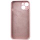 Чохол Silicone Case Full Camera Protective (AA) NO LOGO для Apple iPhone 13 (6.1") Рожевий / Chalk Pink