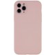 Чохол Silicone Case Full Camera Protective (AA) NO LOGO для Apple iPhone 12 Pro (6.1") Рожевий / Pink Sand