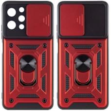 Чохол Ummi Camshield Serge Ring для Xiaomi Redmi 12 / Poco M6 Pro 5G Червоний