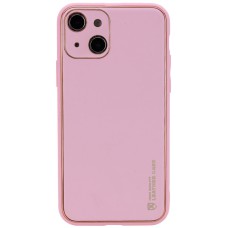 Шкіряний чохол Xshield для Apple iPhone 14 (6.1") Рожевий / Pink