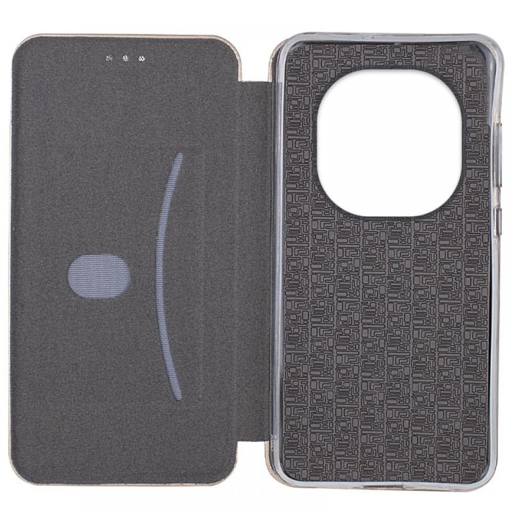 Шкіряний чохол-книжка Classy для Xiaomi Redmi Note 14 Pro 4G Rose Gold