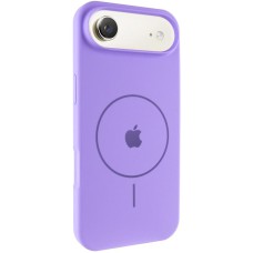 Чохол Silicone Case Full Protective (AA) V2 with MagSafe для Apple iPhone 17 Air (6.5") Бузковий / Dasheen