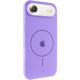 Чохол Silicone Case Full Protective (AA) V2 with MagSafe для Apple iPhone 17 Air (6.5") Бузковий / Dasheen
