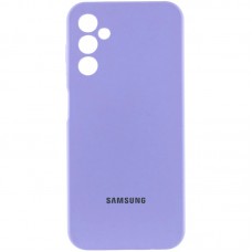 Чохол Silicone Cover Lakshmi Full Camera (AA) with logo для Samsung Galaxy A16 4G/5G Бузковий / Dasheen