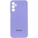 Чохол Silicone Cover Lakshmi Full Camera (AA) with logo для Samsung Galaxy A16 4G/5G Бузковий / Dasheen