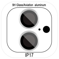 Захисне скло Metal Classic на камеру (у упак.) для Apple iPhone 17 (6.3") Срібний / Silver