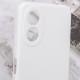 Силіконовий чохол Candy Full Camera для Oppo A38 / A18 Білий / White