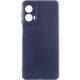 Чохол Silicone Cover Lakshmi Full Camera (AA) для Motorola Moto G85 Синій / Midnight Blue
